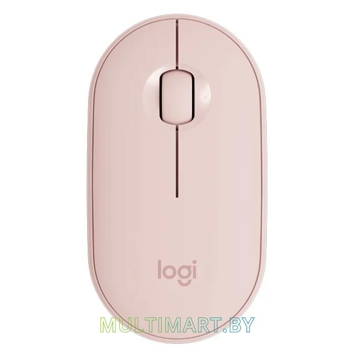 Мышь Logitech M350 Pebble (розовый)
